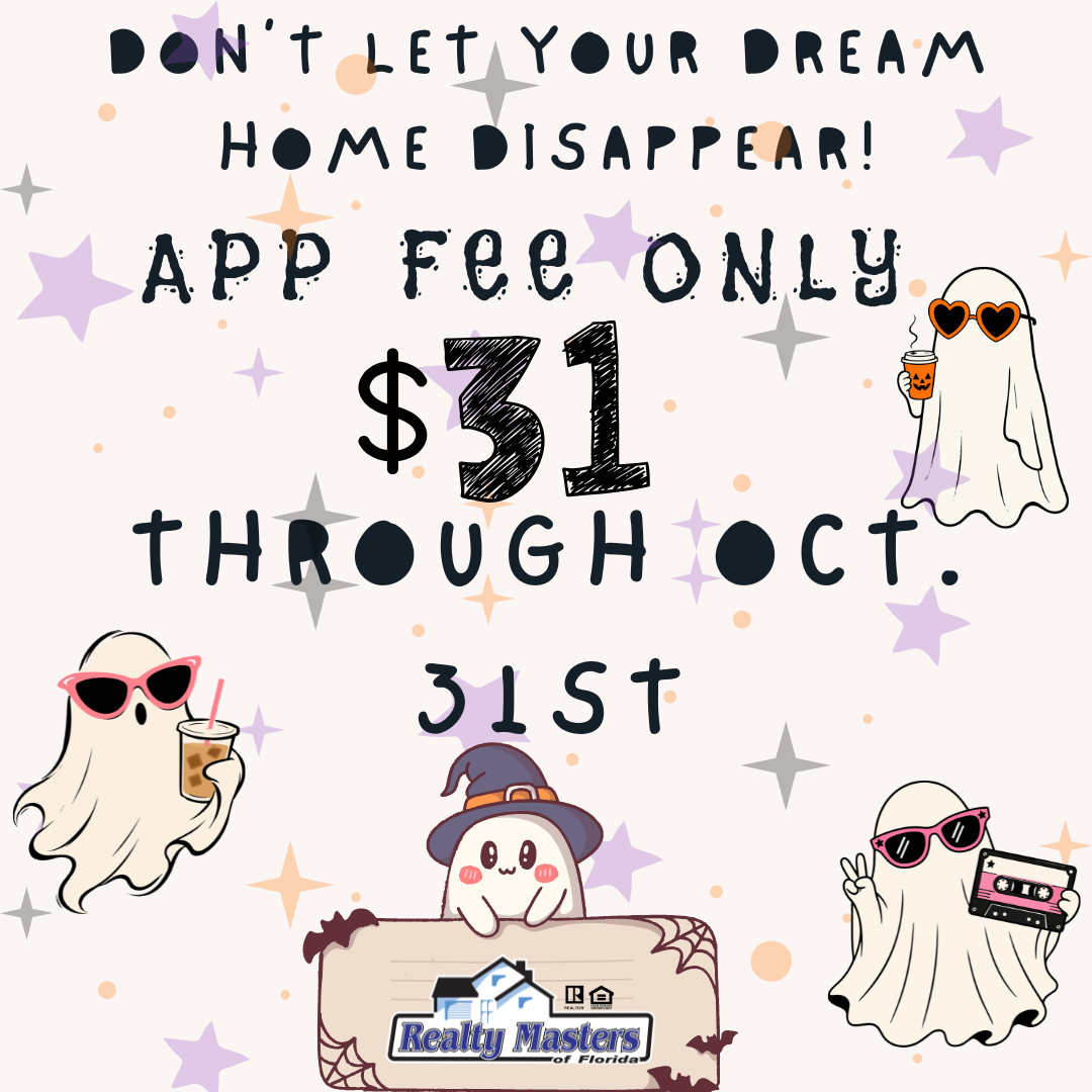 October Application fee special